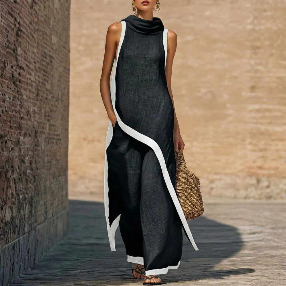 CONJUNTO ELEGANTE DE LINO