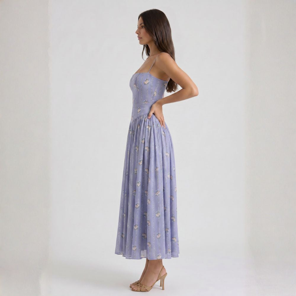 VESTIDO MAXI FLORAL