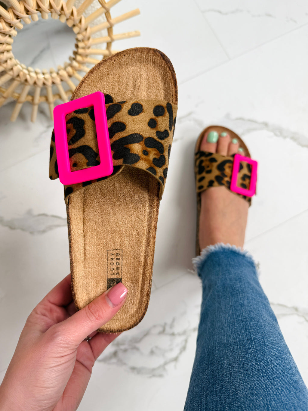 SANDALIAS LEOPARDO CON HEBILLA