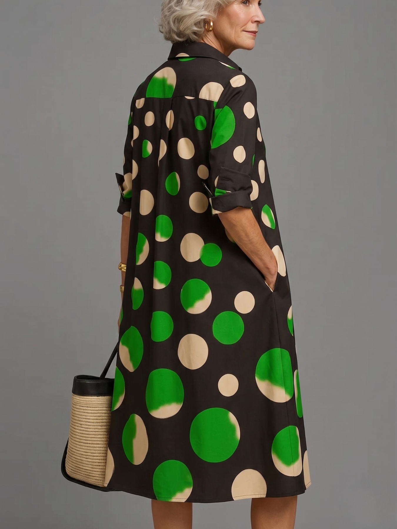 NAOMI | VESTIDO MIDI CUIDADO Y ELEGANTE