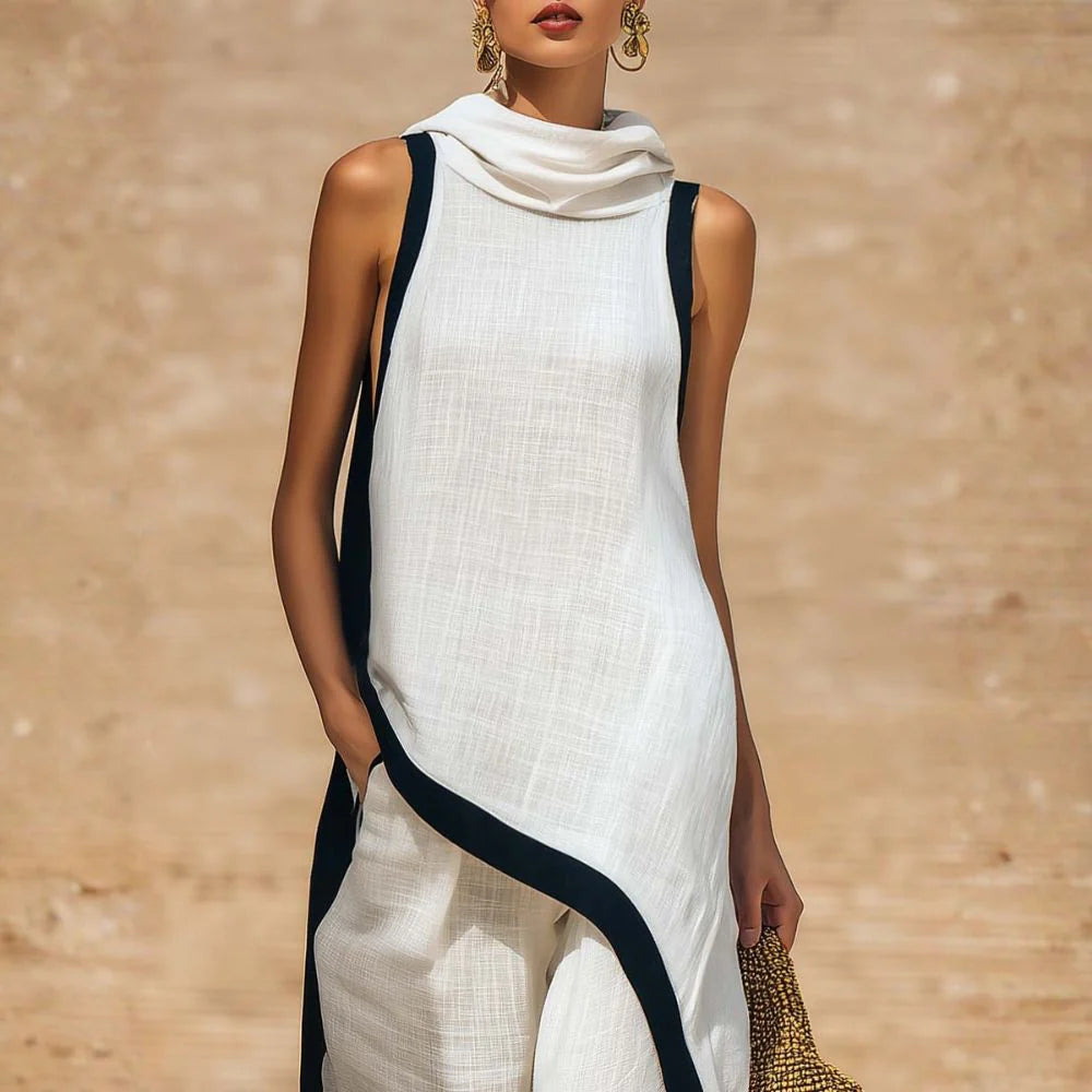 CONJUNTO ELEGANTE DE LINO