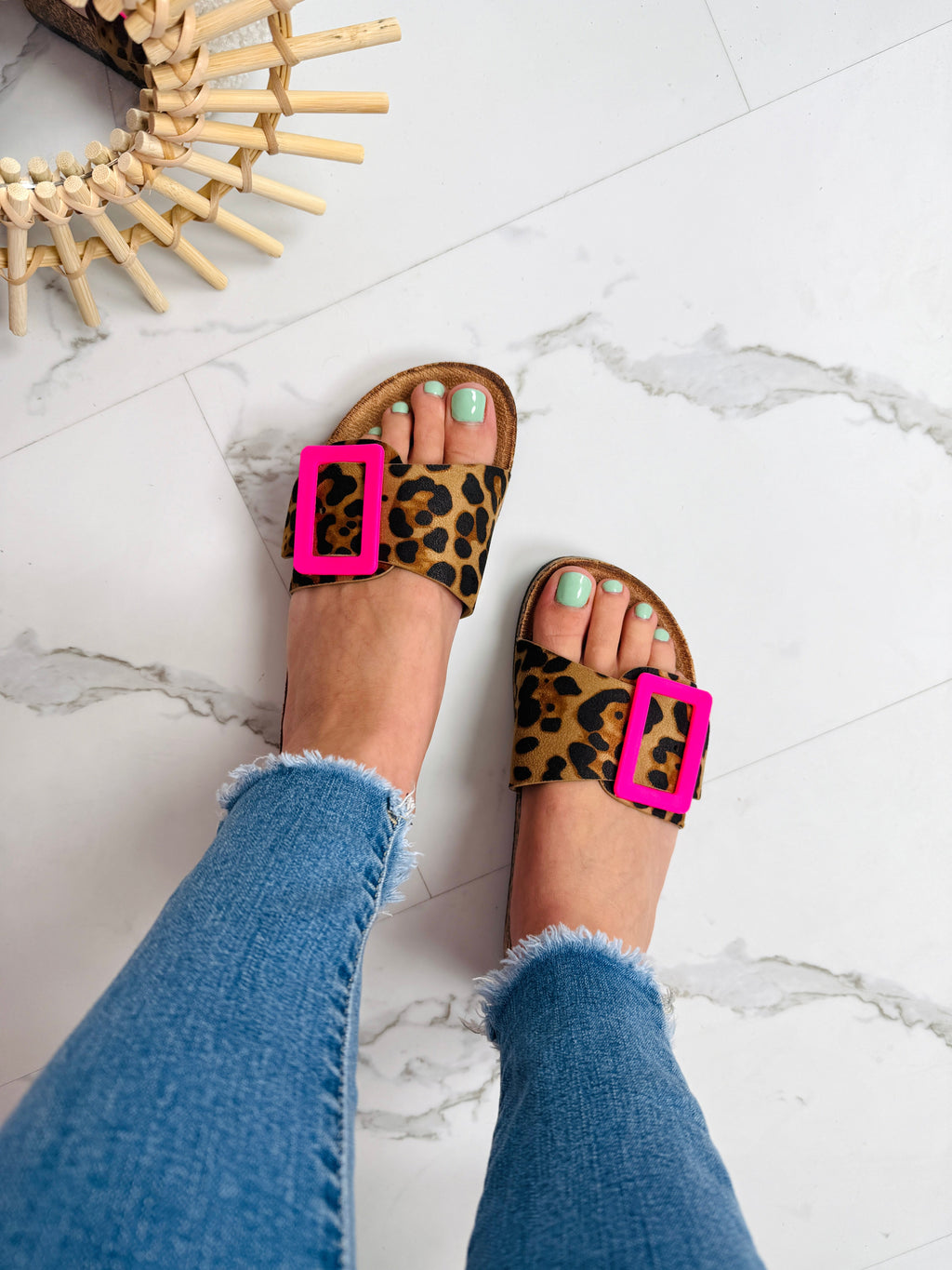 SANDALIAS LEOPARDO CON HEBILLA