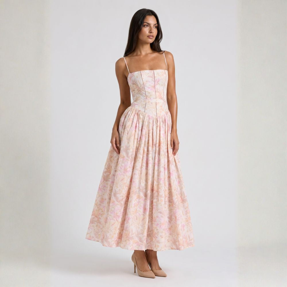 VESTIDO MAXI FLORAL