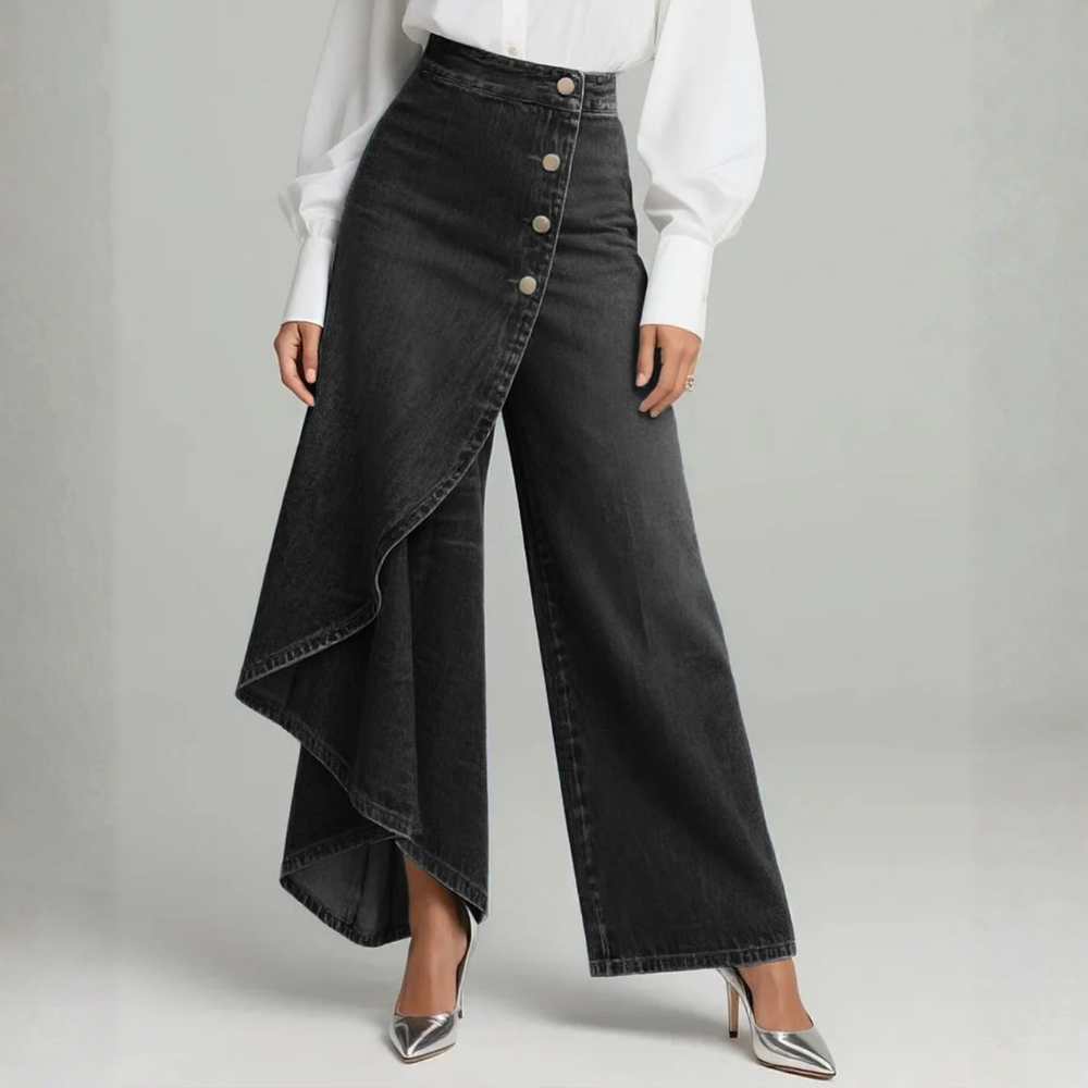 PANTALÓN DENIM CON NUDO