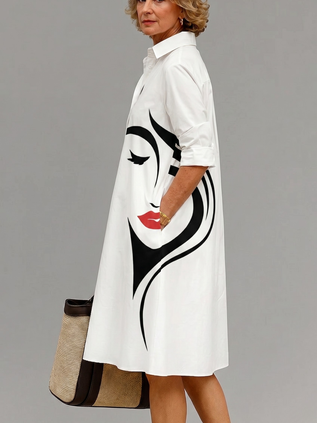 BELLA | VESTIDO MIDI CUIDADO Y ELEGANTE