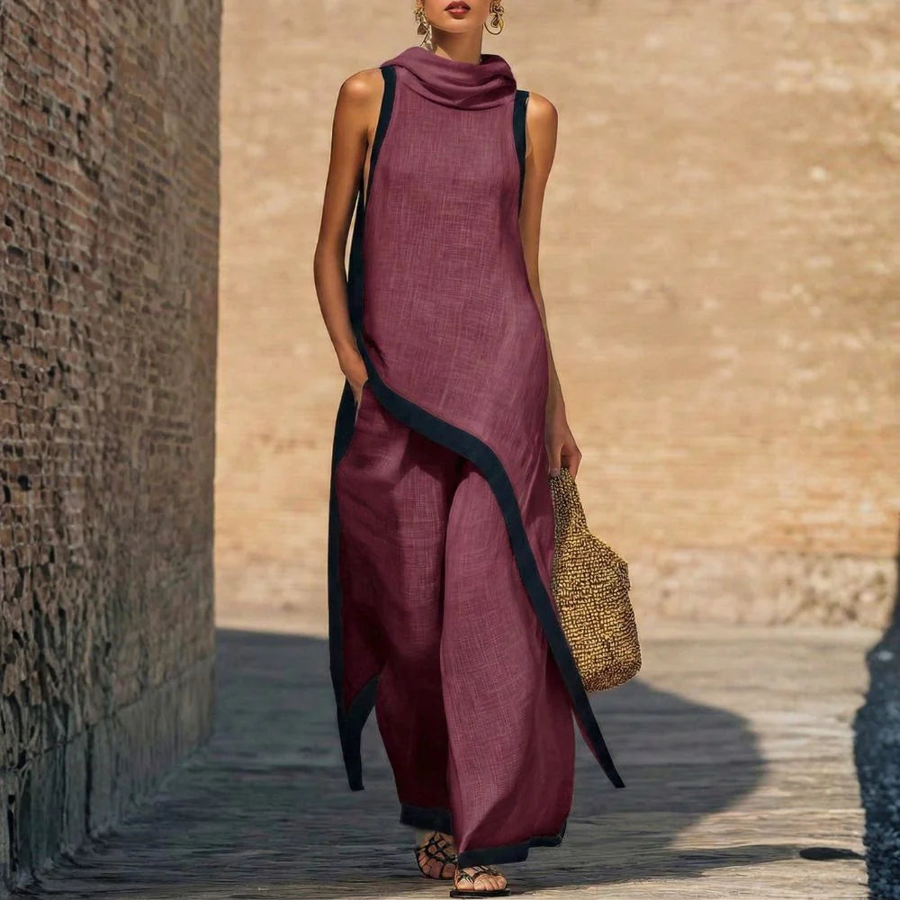CONJUNTO ELEGANTE DE LINO