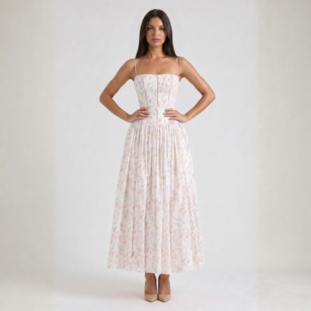 VESTIDO MAXI FLORAL