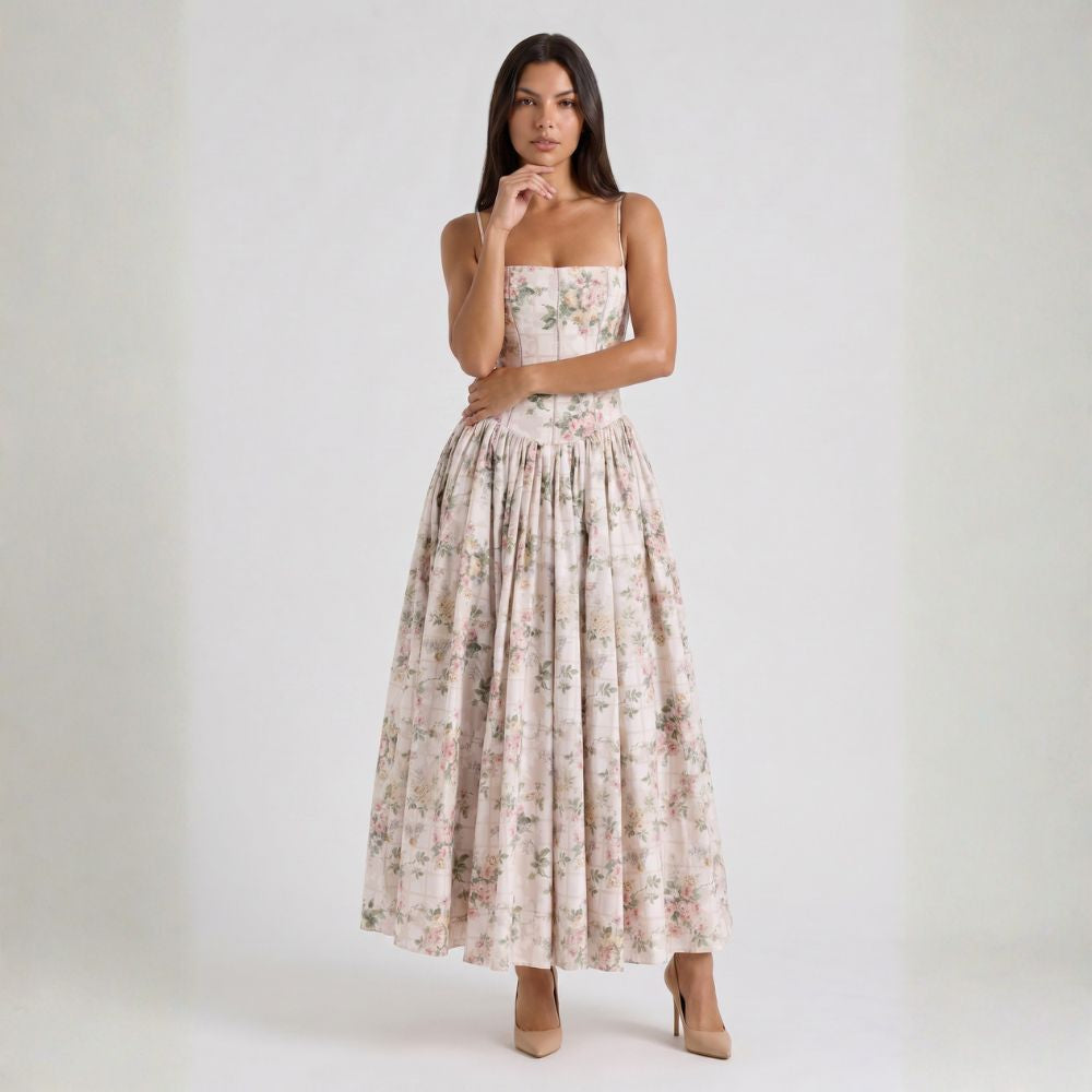 VESTIDO MAXI FLORAL