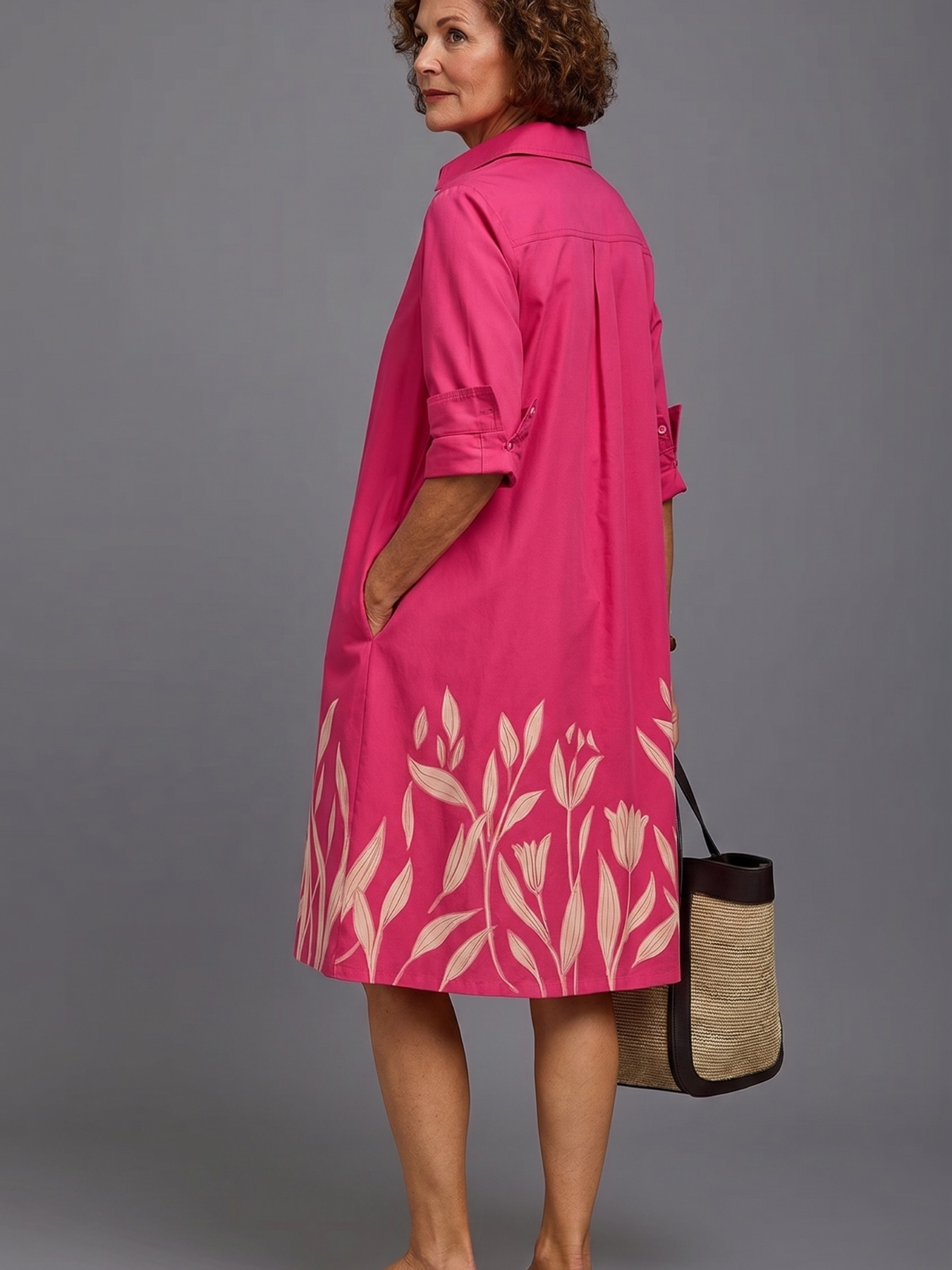 GRACE | VESTIDO MIDI CUIDADO Y ELEGANTE