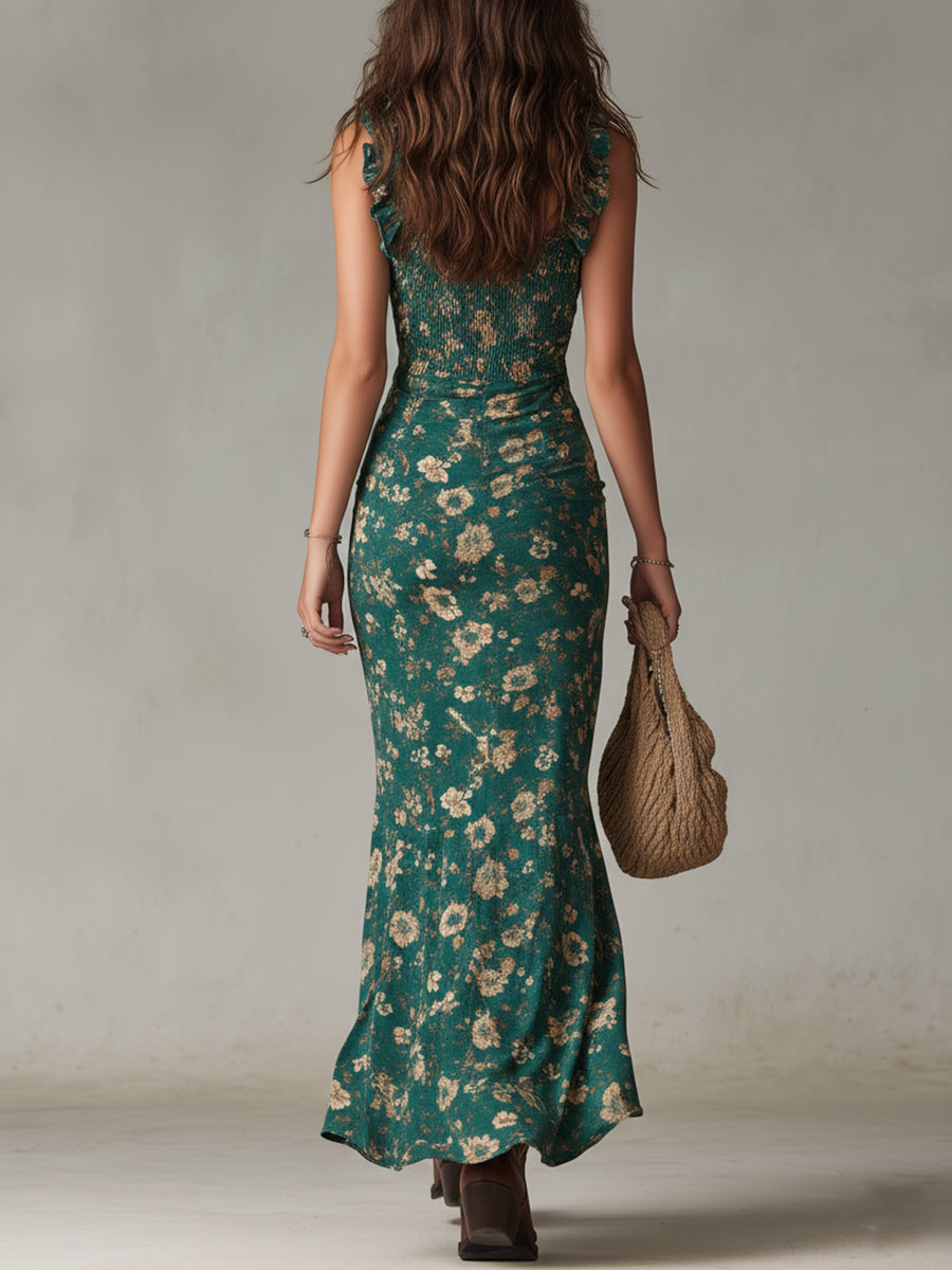 INÉS | VESTIDO MAXI BOHO LIGERO