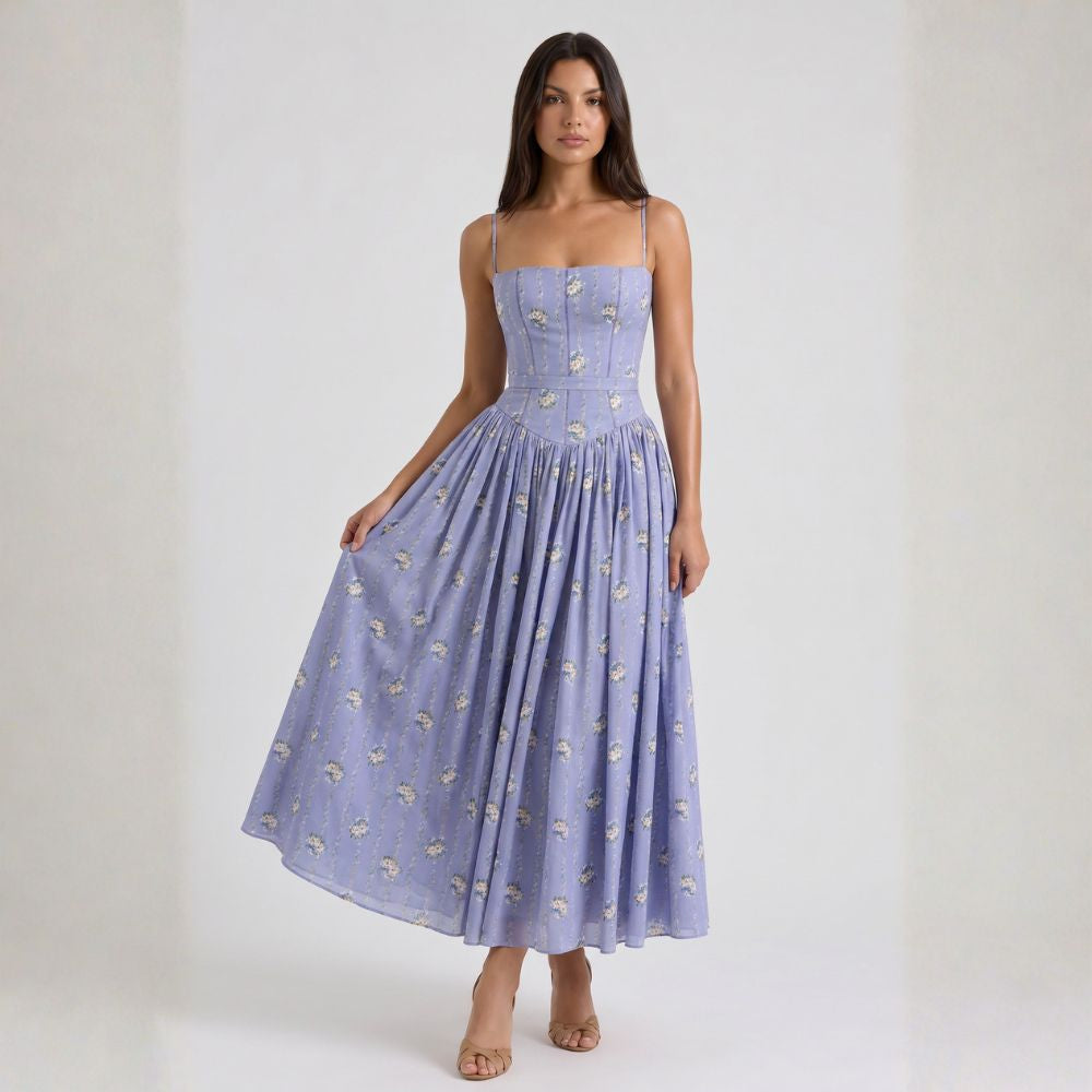 VESTIDO MAXI FLORAL