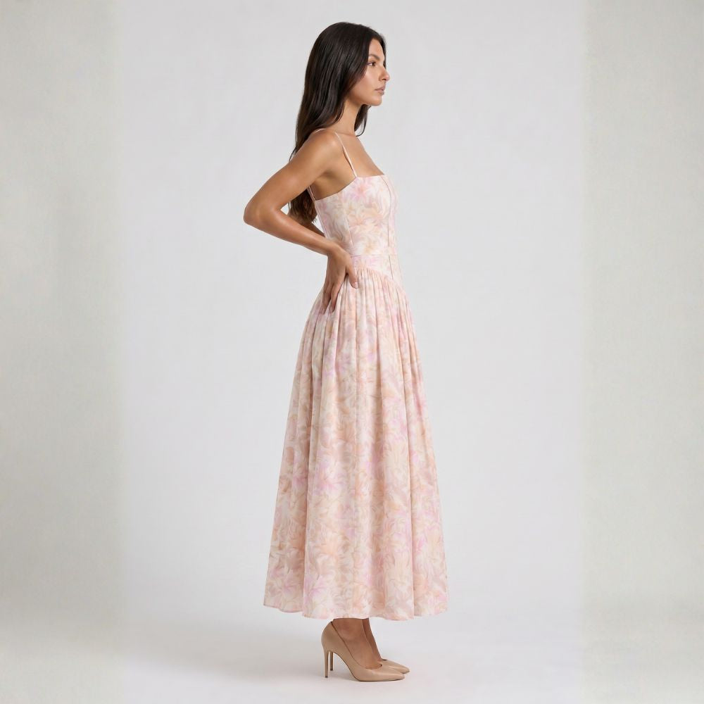 VESTIDO MAXI FLORAL
