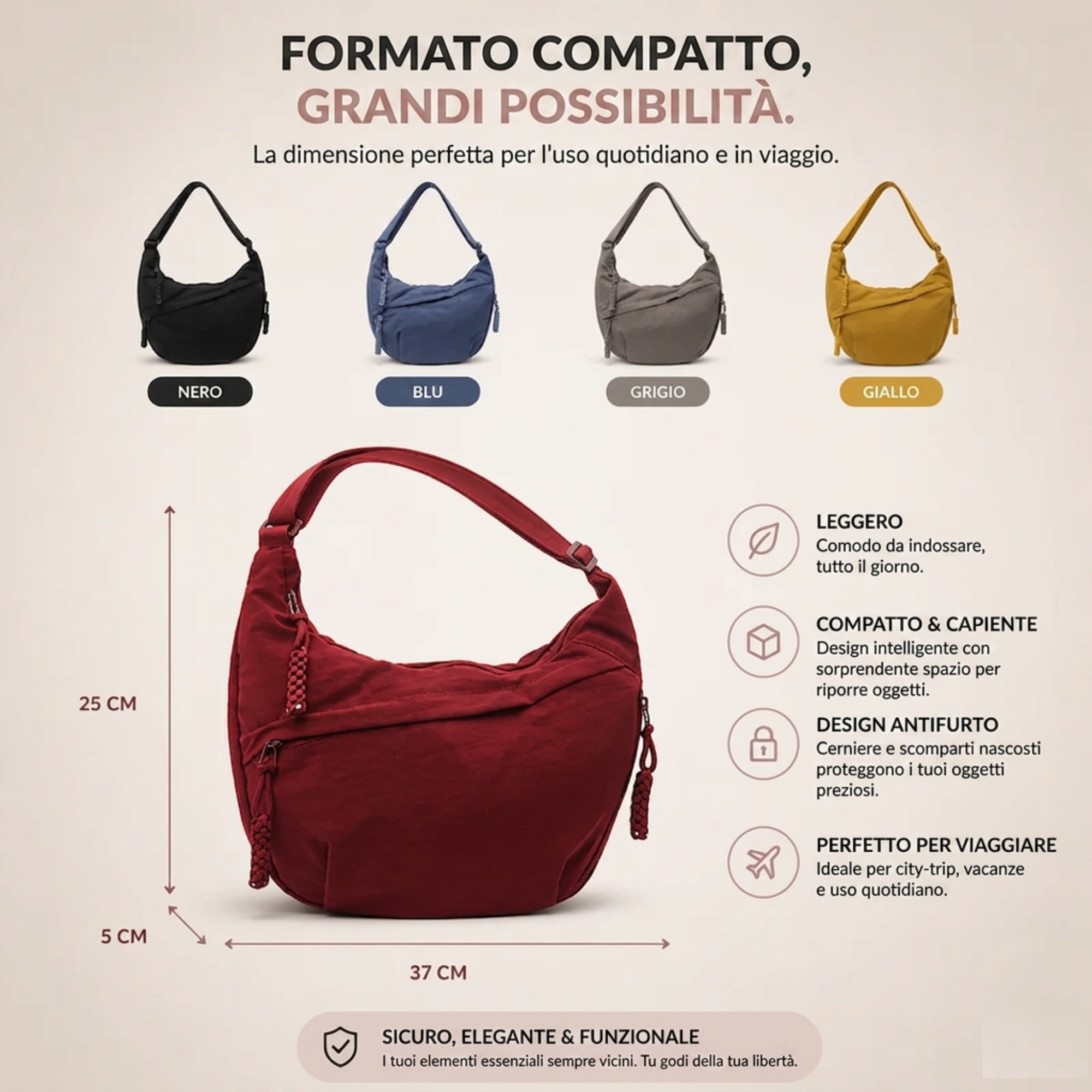 LUNA | BOLSO DE HOMBRO