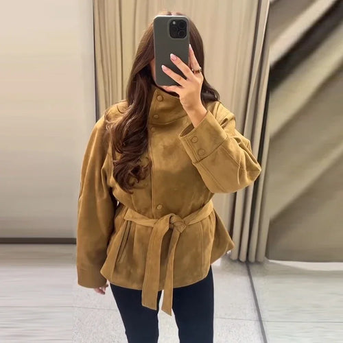 Bomber Velour Terracota