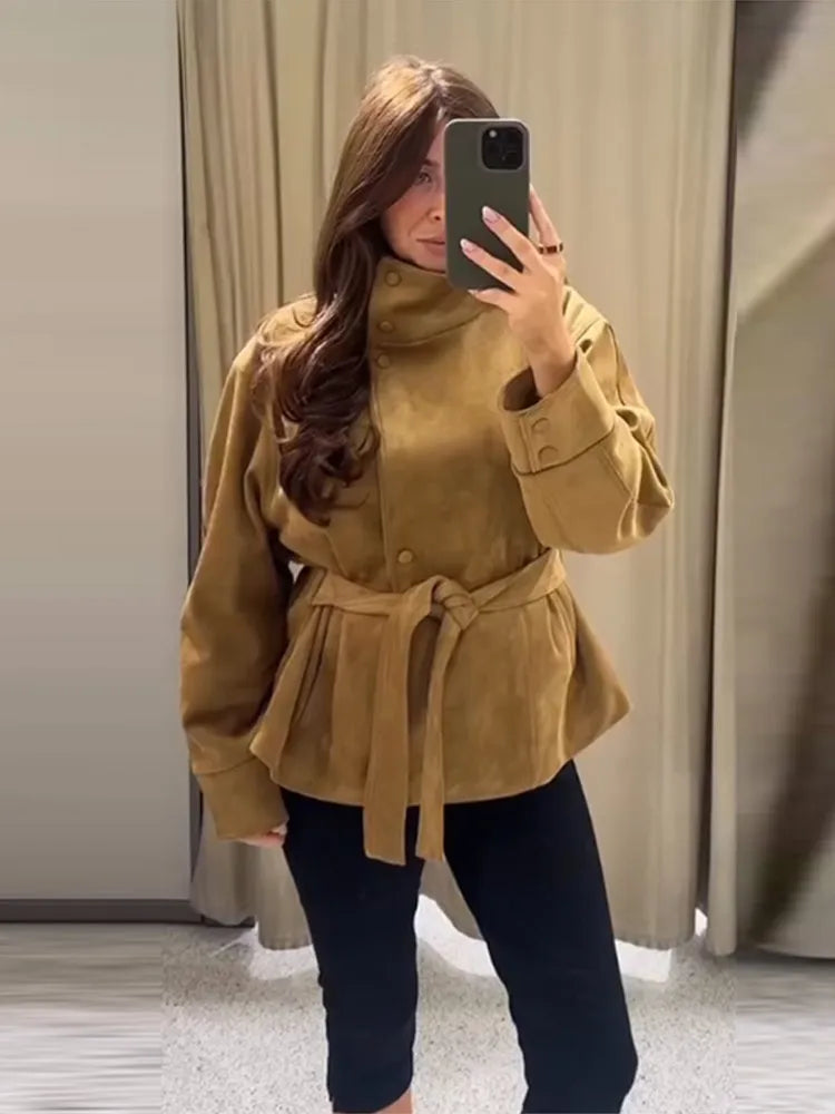 Bomber Velour Terracota