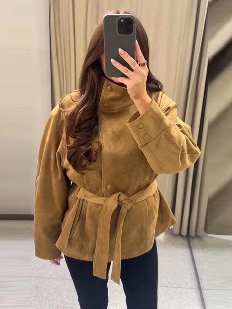 Bomber Velour Terracota