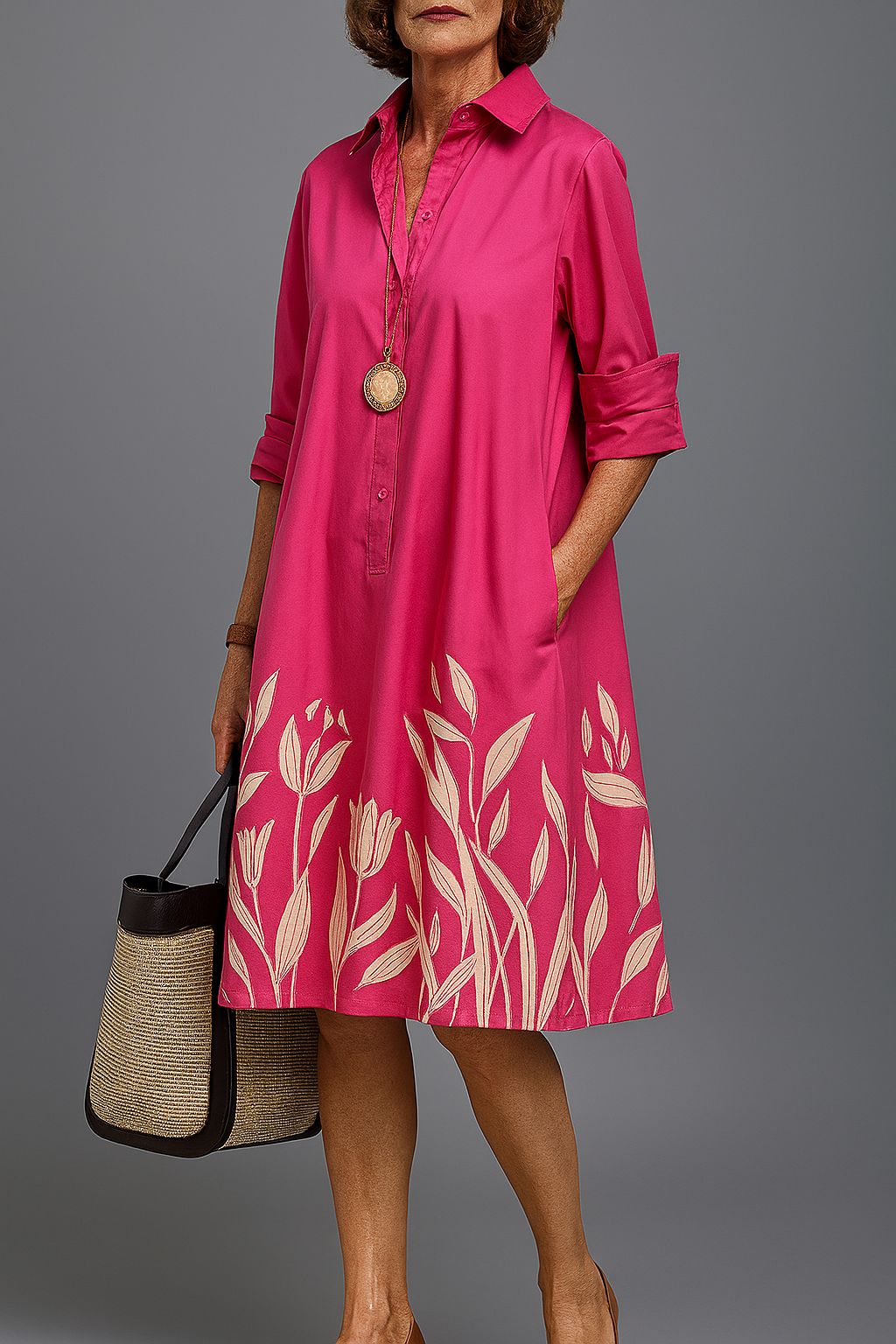 GRACE | VESTIDO MIDI CUIDADO Y ELEGANTE