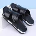 Sandalias  transpirables para hombre: de suave piel sintética