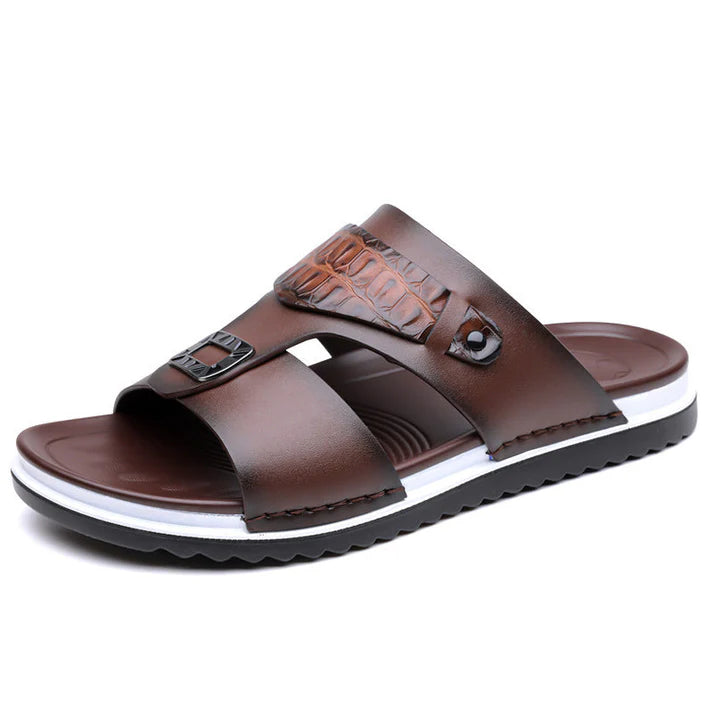 Sandalias  transpirables para hombre: de suave piel sintética